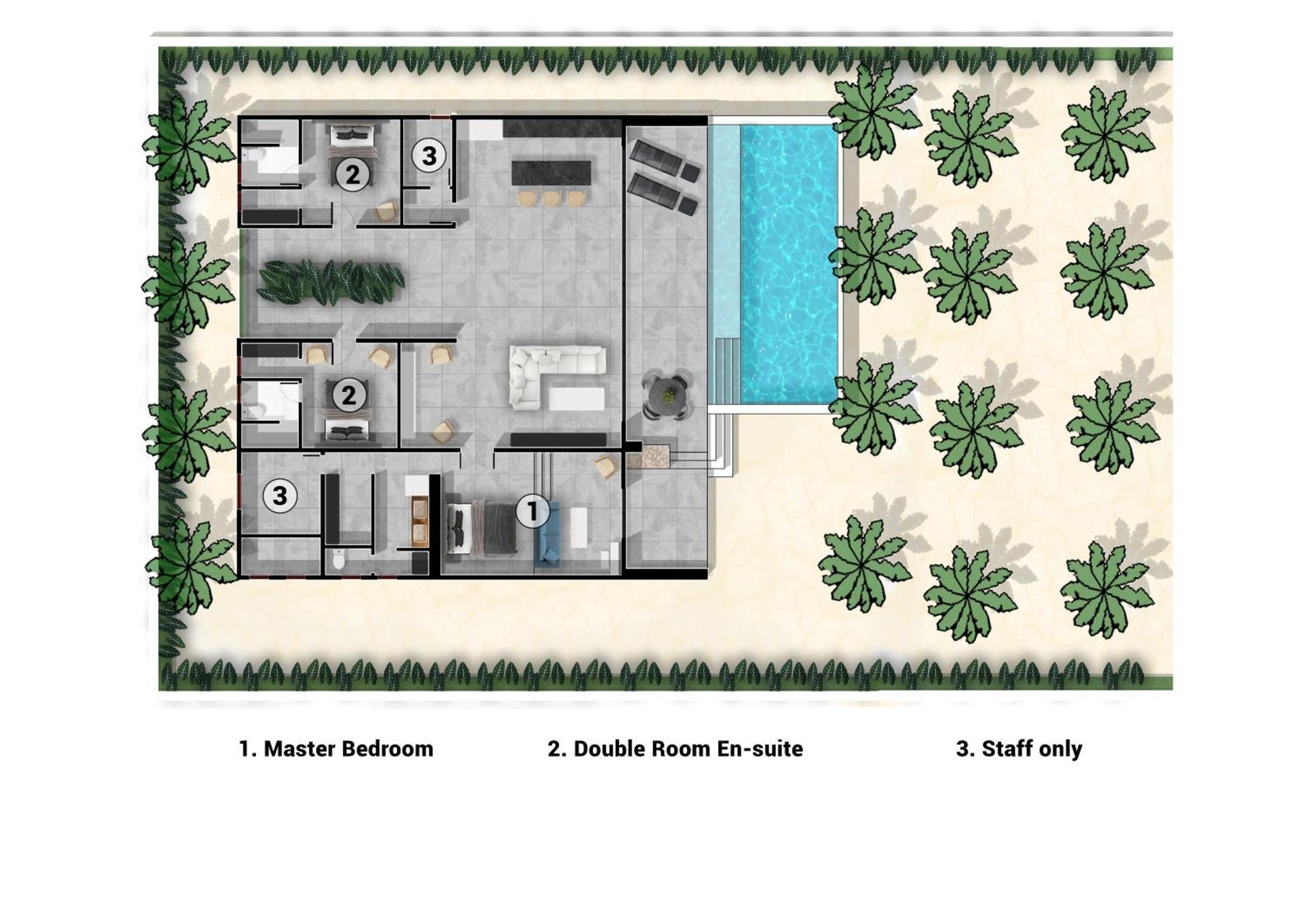 The Oasis Residence Jambiani  Bagian luar foto