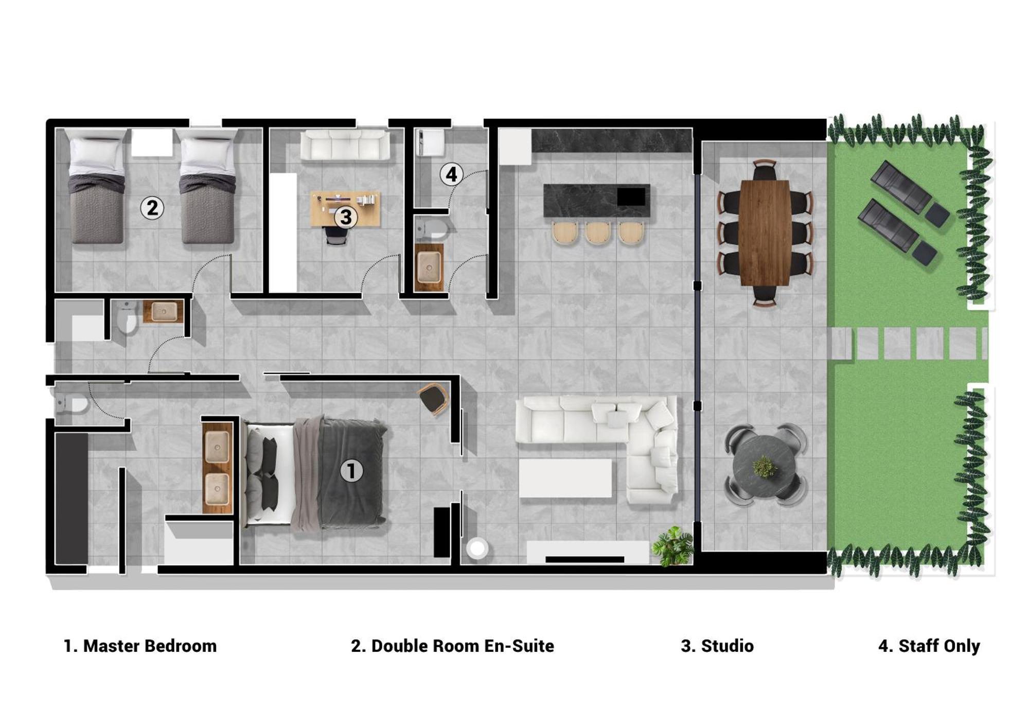 The Oasis Residence Jambiani  Bagian luar foto